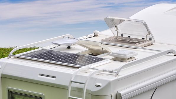 Photovoltaik bei einem Wohnmobil